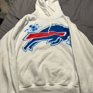 buffalo bills custom size small gildan slightly worn hoodie